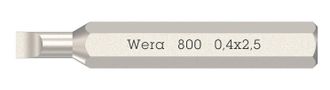 Wera 800 Micro Bits 0,40 x 2,5 x 30mm