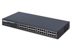 DIGITUS POE+ Mid-Span Hub Injektor 16 Port Gigabit 250W