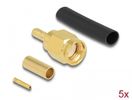 DELOCK RP-SMA Stecker zum Crimpen RG-174/RG-316 Schrumpfschl
