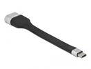 DELOCK FPC Flachbandkabel USB-C zu HDMI DP Alt 4K 60Hz 14cm