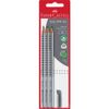 FABER-CASTELL Bleistift Grip 2001 B 3x + Radierer BK