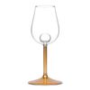 ThumbsUp! Weinglas "Aerating Vino" transparent/gold