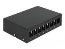 DELOCK Keystone Patchpanel 8 Port schwarz