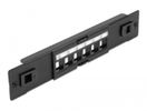 DELOCK 10" Keystone Patchpanel 6 Port werkzeugfrei