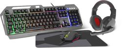 Speedlink Gaming Set LUNERA, 4in1, Beleuchtet, schwarz retail