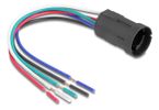 DELOCK Fassung für 19mm 5 Pin Taster oder Schalter