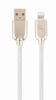 gembird Hochwertiges 8-poliges Ladekabel, 1 m, wit