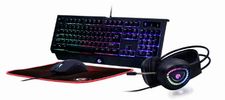 gembird 4-in-1-Gaming-Kit mit Hintergrundbel. RU-Layout