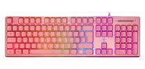 Deltaco Gaming Tastatur USB, RGB, pink, PK75