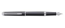 WATERMAN Füllfederhalter Hemisphere Lack Schwarz M Blau Geschenkbox