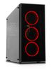 Cooltek Gehäuse VIER Midi Tower RGB Schwarz ATX/M-ATX/IT