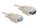 DELOCK Seriell-Verl. D-Sub9 -> D-Sub9 St/Bu 2.00m grau