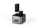 Hähnel Doppelladegerät Pro Cube 2 - Canon mit LCD-Display retail