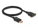 DELOCK DisplayPort Verlängerungskabel zum Einbau 8K 60 Hz 1m