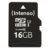 SD MicroSD Card 16GB Intenso SD-HC UHS-I inkl. SD- Adapter retail