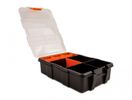 DELOCK Sortimentsbox mit 11 Fächern  orange / schwarz