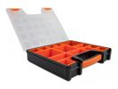 DELOCK Sortimentsbox mit 14 Fächern  orange / schwarz