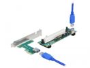 DELOCK Riser Karte PCI Express x1 zu 1 x PCI 32 Bit Slot