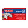 Herlitz Heftklammer No24/6 verzinkt         2x1000er Blister