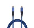 2GO USB Lade-/Datenkabel USB Type-C - USB Type-C  1m blau