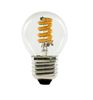 SEGULA LED Golfball Curved klar E27 3,3W 2000-2700k dimmbar