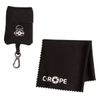 C-ROPE Mikrofasertuch mit Neoprenbeutel in Schwarz retail