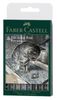 FABER-CASTELL Tuschest. Pitt Artist Pen Grey&Black 8er