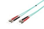 DIGITUS LWL Patchkabel ST -> ST 3.00m Multimode Duplex OM3