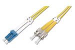 DIGITUS LWL Patchkabel LC -> ST 2.00m Singlemode Duplex OS2