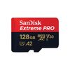SD MicroSD Card 128GB SanDisk Extreme Pro SDXC inkl. Adapt