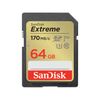 SD Extreme UHS-I Card  64GB SanDisk SDXC