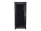 Lanberg FF01-8822-12BL rack 22U Vrijstaande rek Zwart