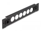 DELOCK 10 D-Typ Patchpanel 6 Port werkzeugfrei schwarz