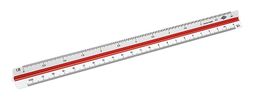 WEDO Dreikantmaßstab 30 cm Architekt 1 weiß