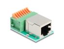 DELOCK  RJ45 Buchse zu Terminalblock mit Drucktaster Cat.5e