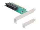 DELOCK PCI Express x16 Karte zu 4 int. SSF-8643 NVMe Bifurc.