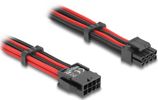DELOCK Mainboard Powerkabel 8 Pin St. zu 4+4 Pin Bu. 30cm