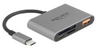 DELOCK USB-C Card Reader für SD und Micro SD Speicherkarten