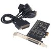 Longshine Controller PCIe 4x Seriell low prof. (RS422/RS485) retail