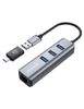 GRAUGEAR 3-Port USB HUB 3.0   USB Type-A/-C Gbit LAN retail