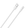 RealPower Lade/Datenkabel USB-C auf Lightning 2m weiß MFI 3A