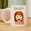 ThumbsUp! Tasse "Sassy" Emoji 350ml weiß
