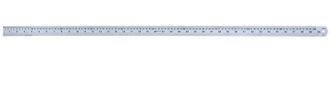 LINEX SL100 Stahl-Lineal 1000 x 35mm cm und Zoll-Skala