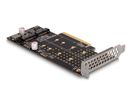 DELOCK PCI Express x8 Karte zu 1xintern NVMe M.2 Key M Bifur