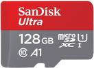 SD MicroSD Card 128GB SanDisk Ultra A1 Class 10 inkl. Adapt
