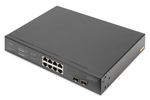 DIGITUS KVM Switch 8-Port 4K 2xSFP 8xPort schwarz