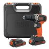 Black&Decker Akku-Schlagbohrschr. 18V 2x1,5Ah Kof BCD003C2K