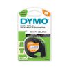 DYMO LetraTag-Band aufbügelb. 12mmx2m schwarz->weiss