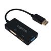 Logilink 4K DisplayPort 1.2 zu DVI/HDMI/VGA Adapter