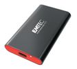 Emtec X210 ELITE 2 TB USB Type-C 3.2 Gen 2 (3.1 Gen 2) Zwart, Rood